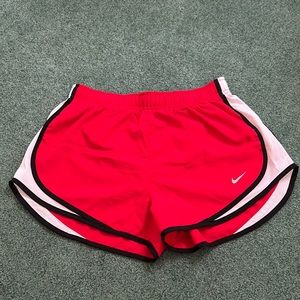 Nike Dri-Fit red medium tempo shorts